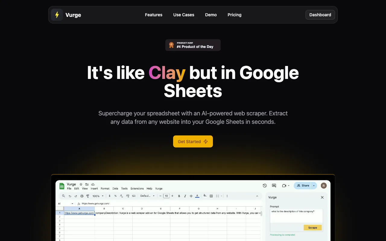 Vurge — preview screenshot