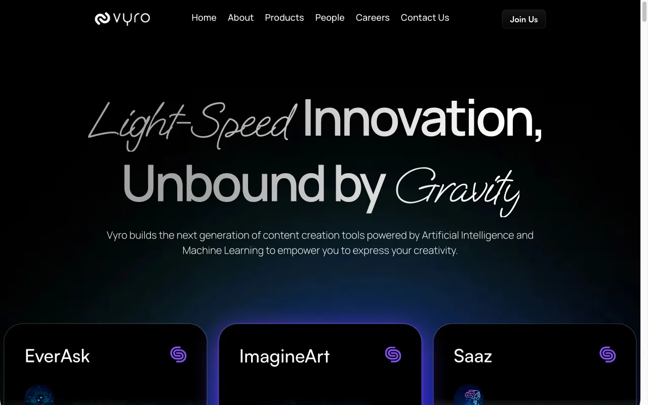 Vyro AI — preview screenshot