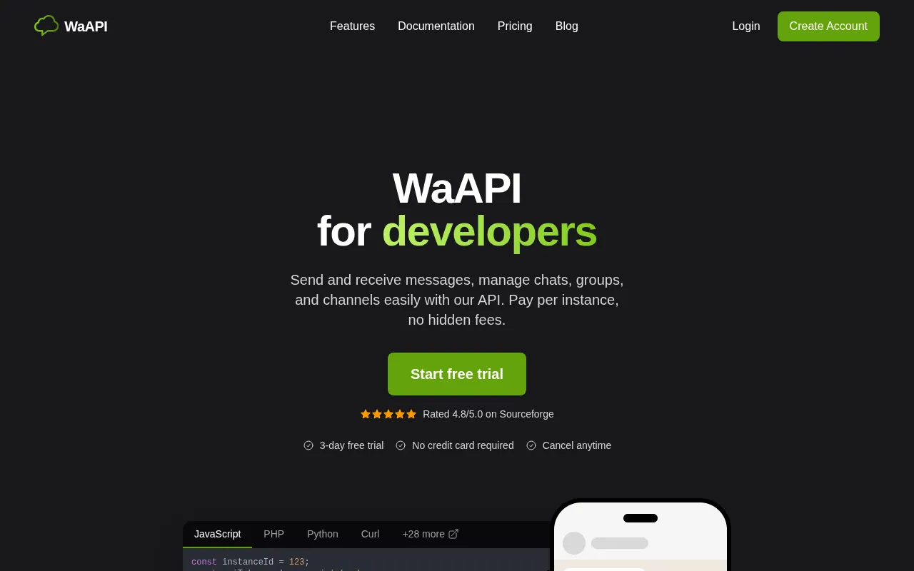 Waapi — preview screenshot