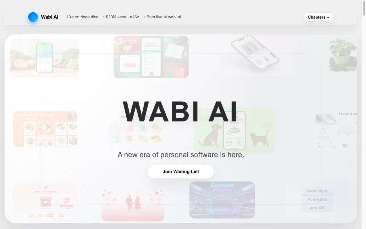wabi.ai — preview screenshot