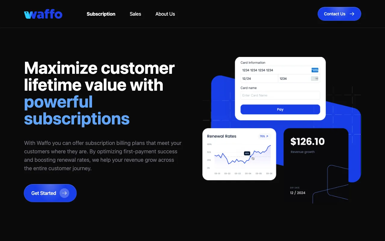 Waffo.ai — pricing page