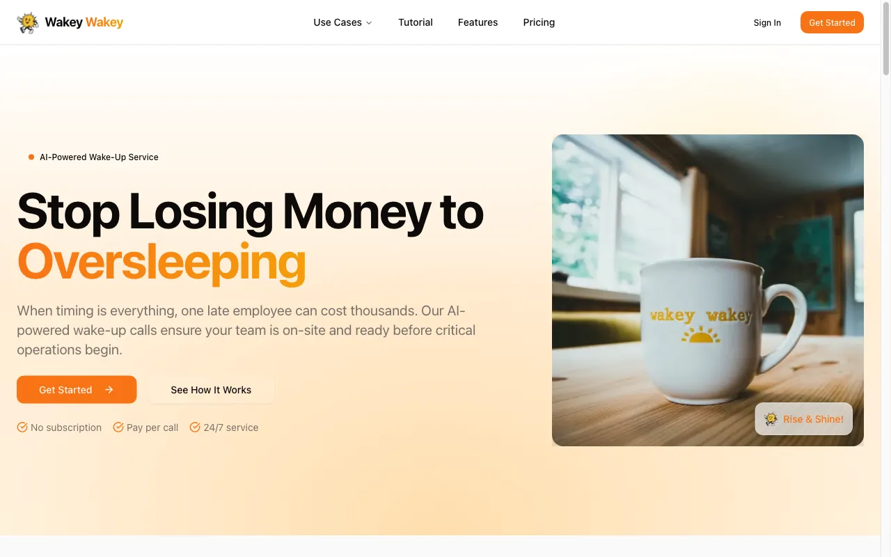Wakey Wakey — preview screenshot