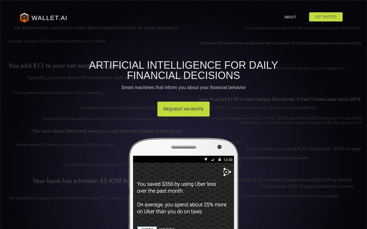 Wallet AI — preview screenshot