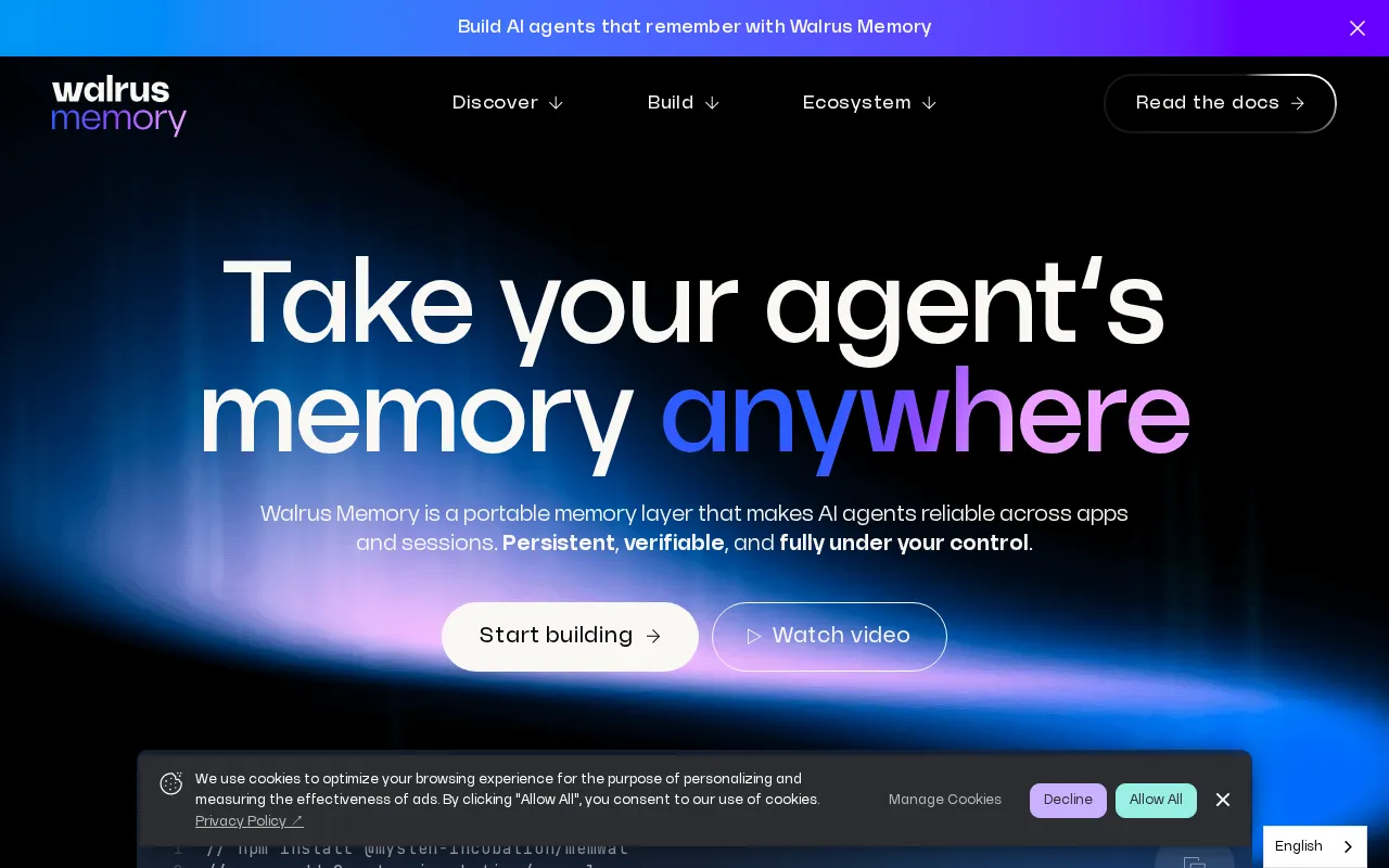 Walrus Memory — preview screenshot