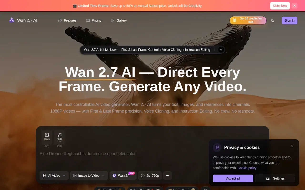 Wan 2.7 — preview screenshot