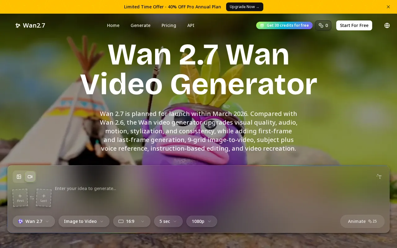 Wan 2.7 — preview screenshot