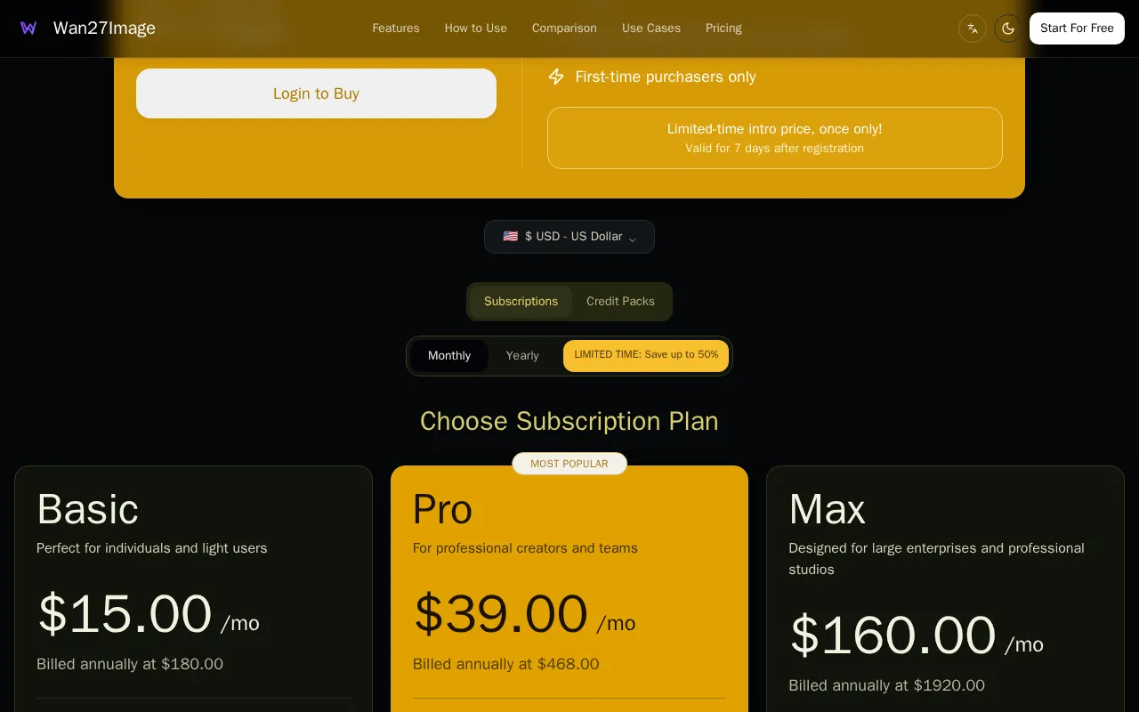 wan2.7-image — pricing page