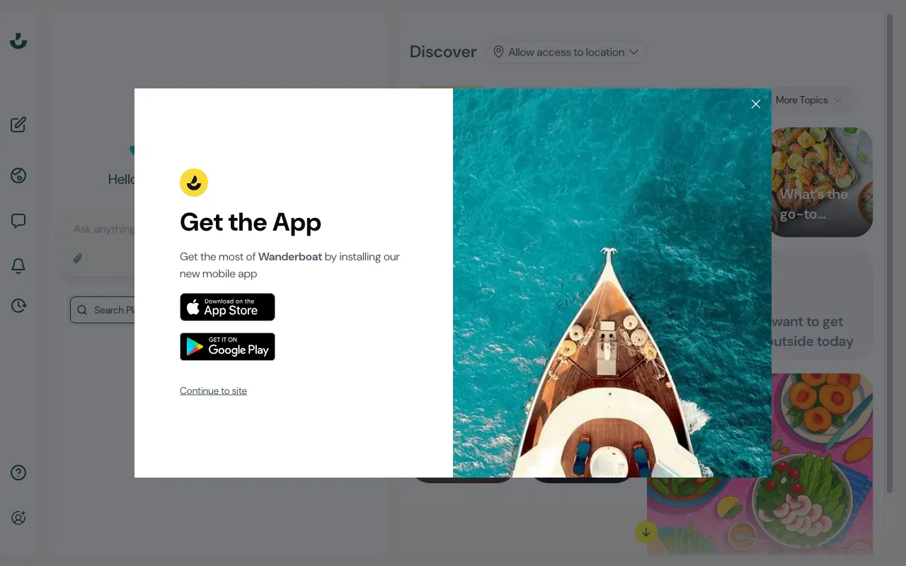 Wanderboat — preview screenshot