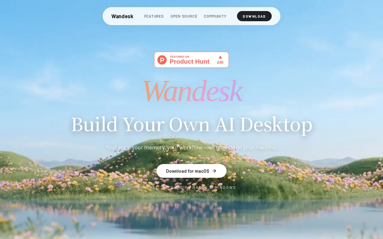 Wandesk — preview screenshot