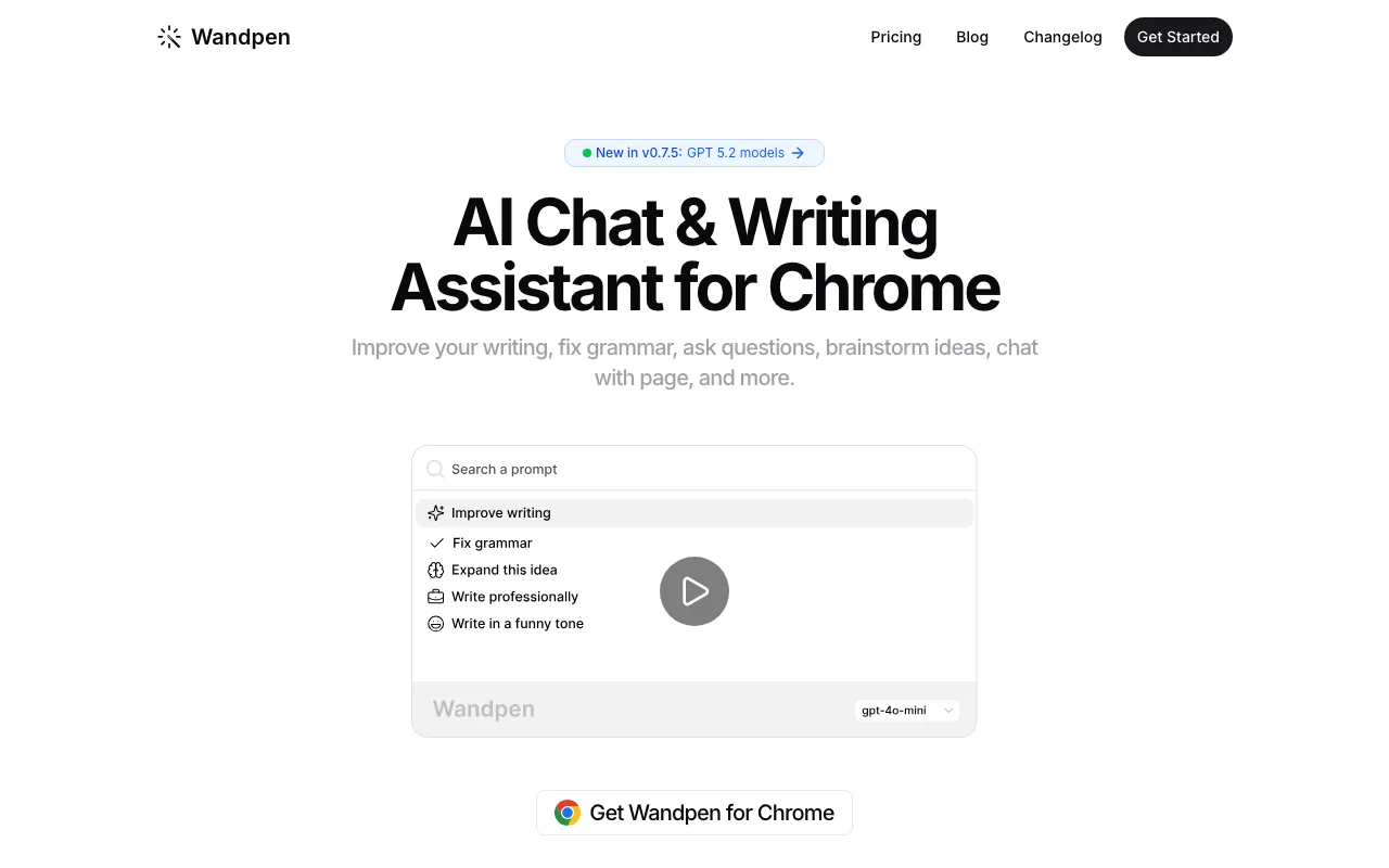 Wandpen — preview screenshot