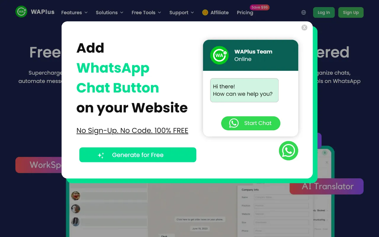 WAPlus — preview screenshot