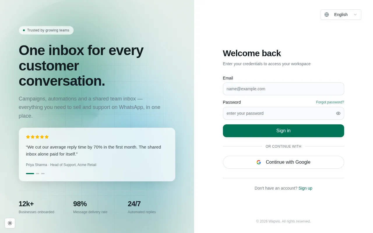 Wapvio — preview screenshot