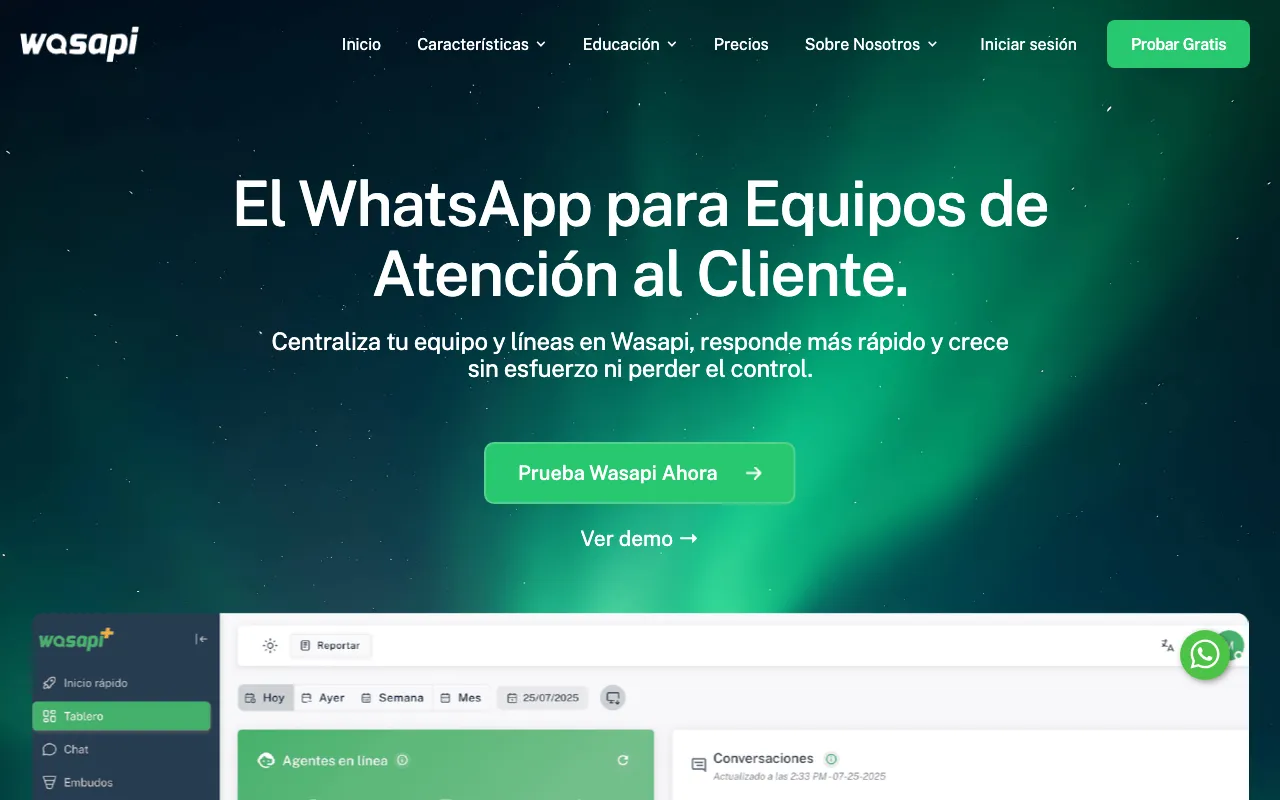 Wasapi — preview screenshot
