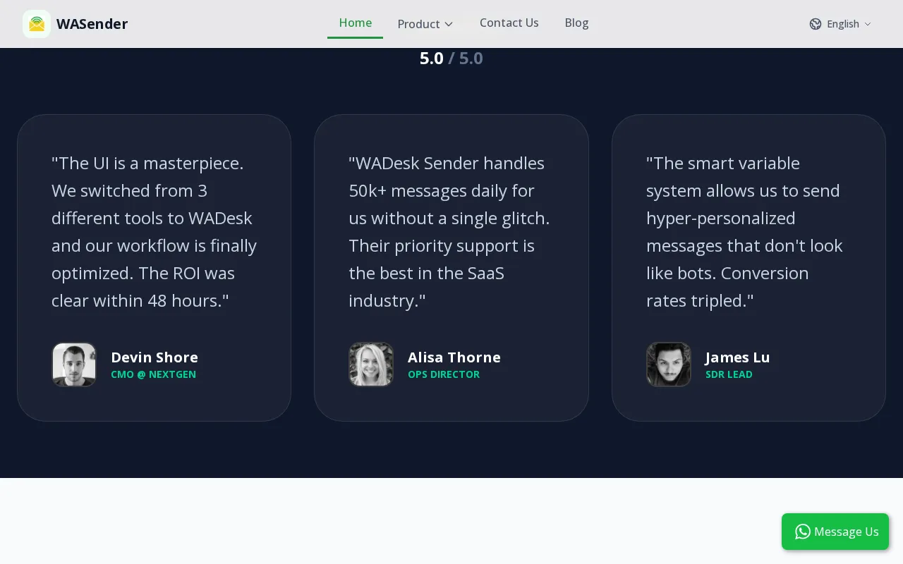 WASender — preview screenshot