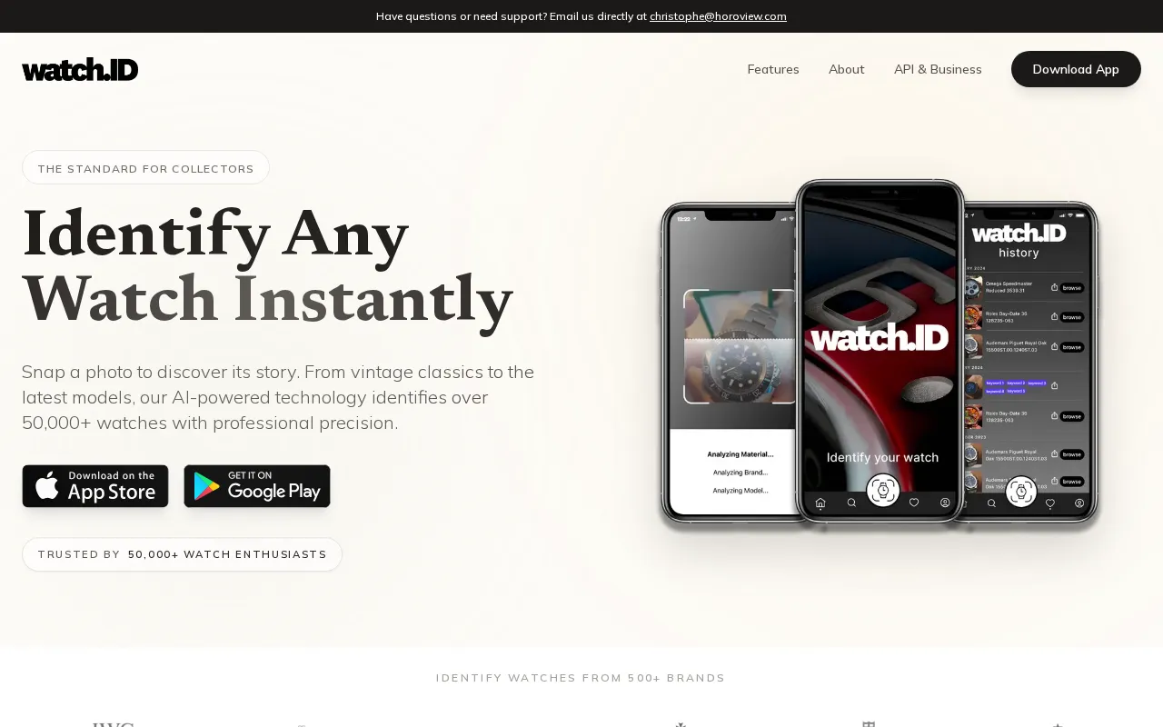 watchID — preview screenshot