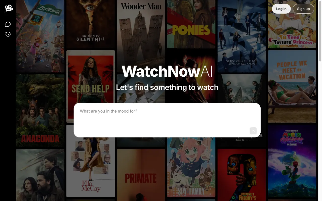 WatchNow AI — preview screenshot