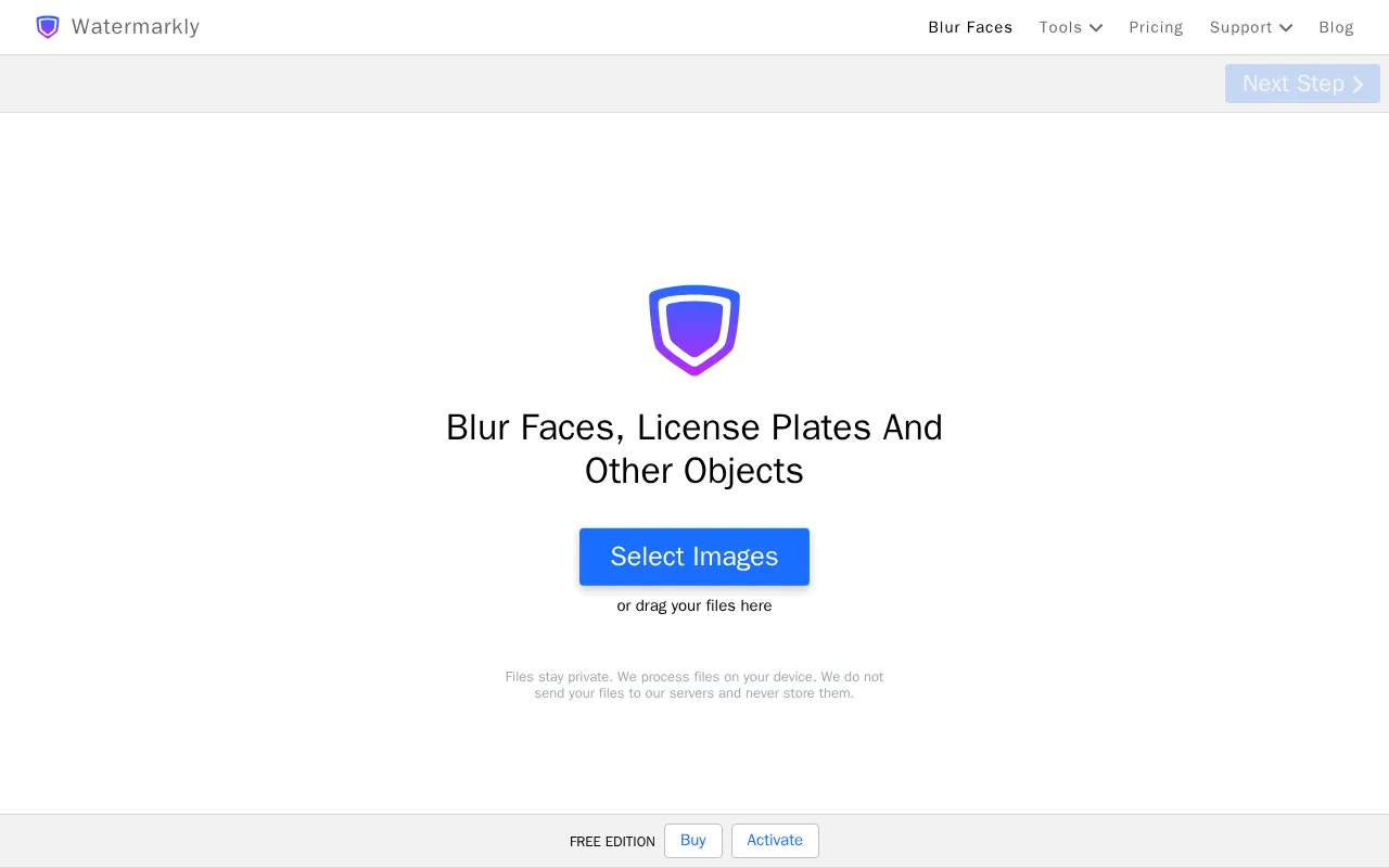 Watermarkly — preview screenshot