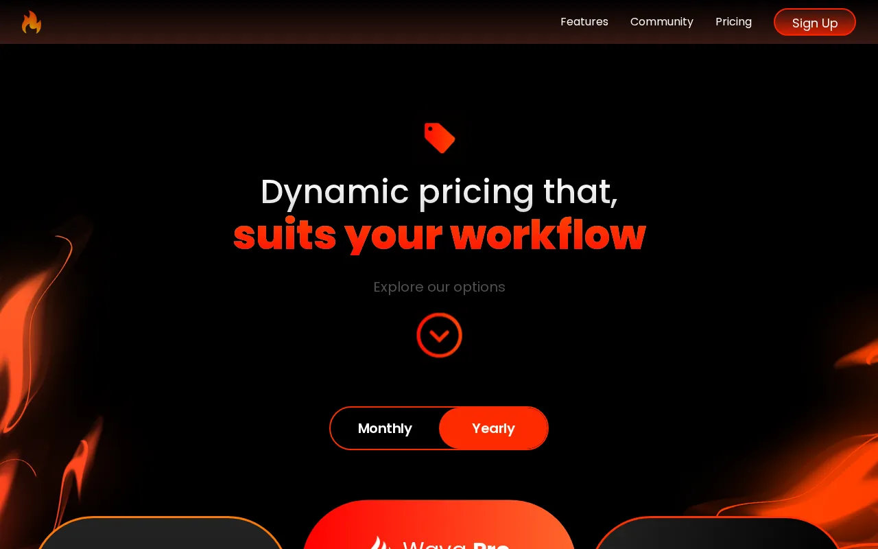 Wava AI — pricing page