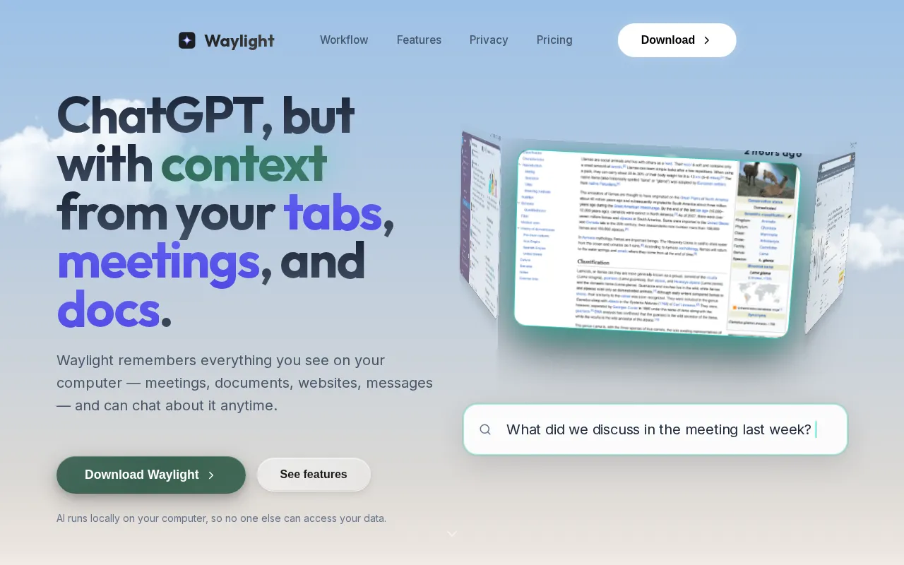 Waylight — preview screenshot