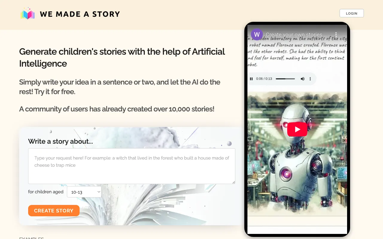 wemadeastory.com — preview screenshot