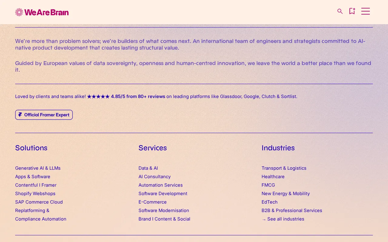 WeAreBrain — preview screenshot
