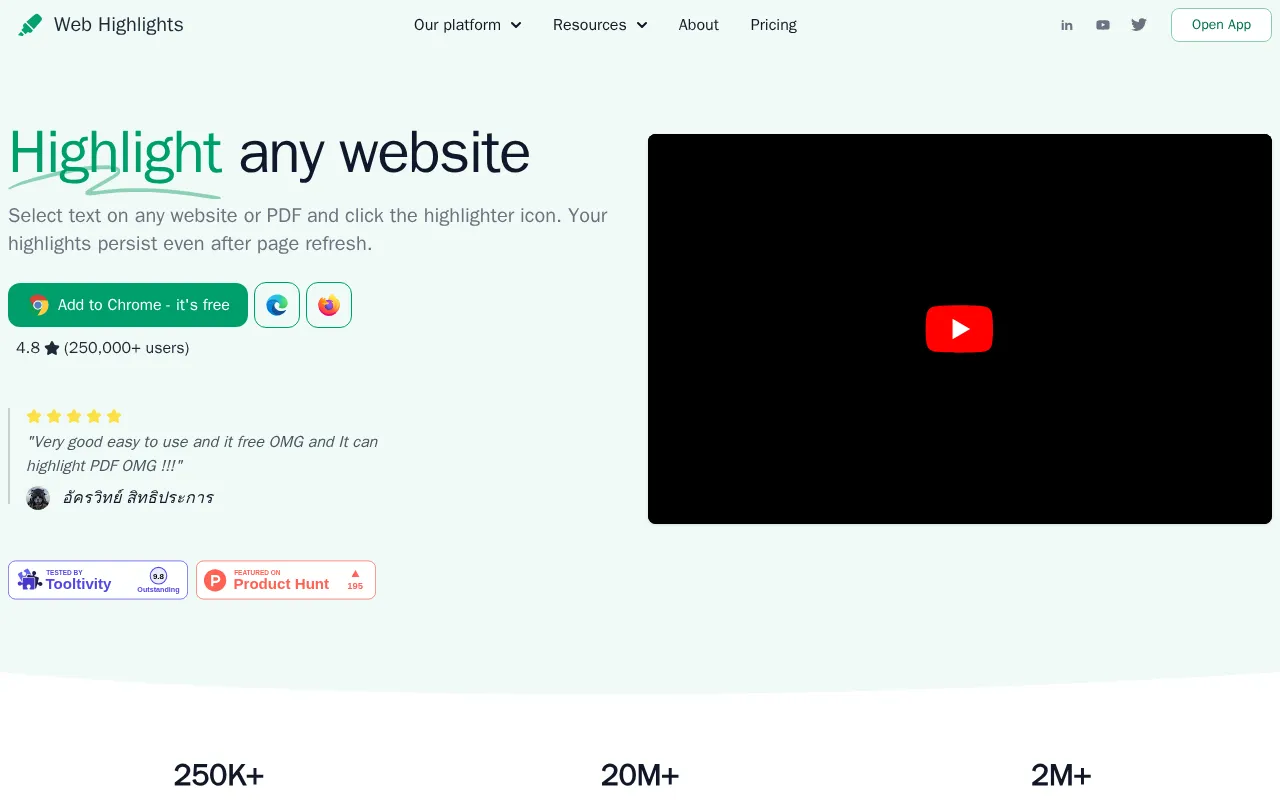 Web Highlights: PDF & Web Highlighter + Notes & Annotations — preview screenshot