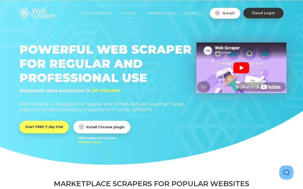 Web Scraper — preview screenshot