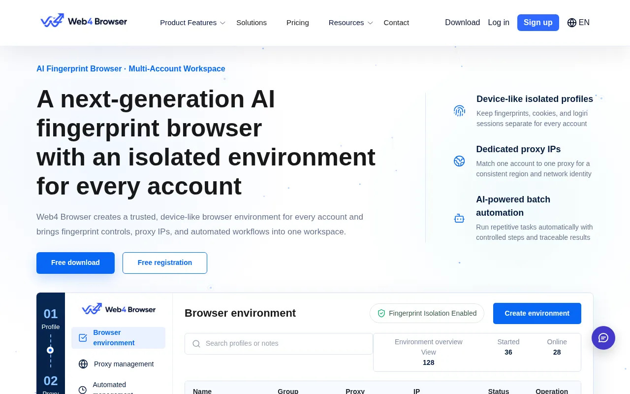 Web4 Browser — preview screenshot