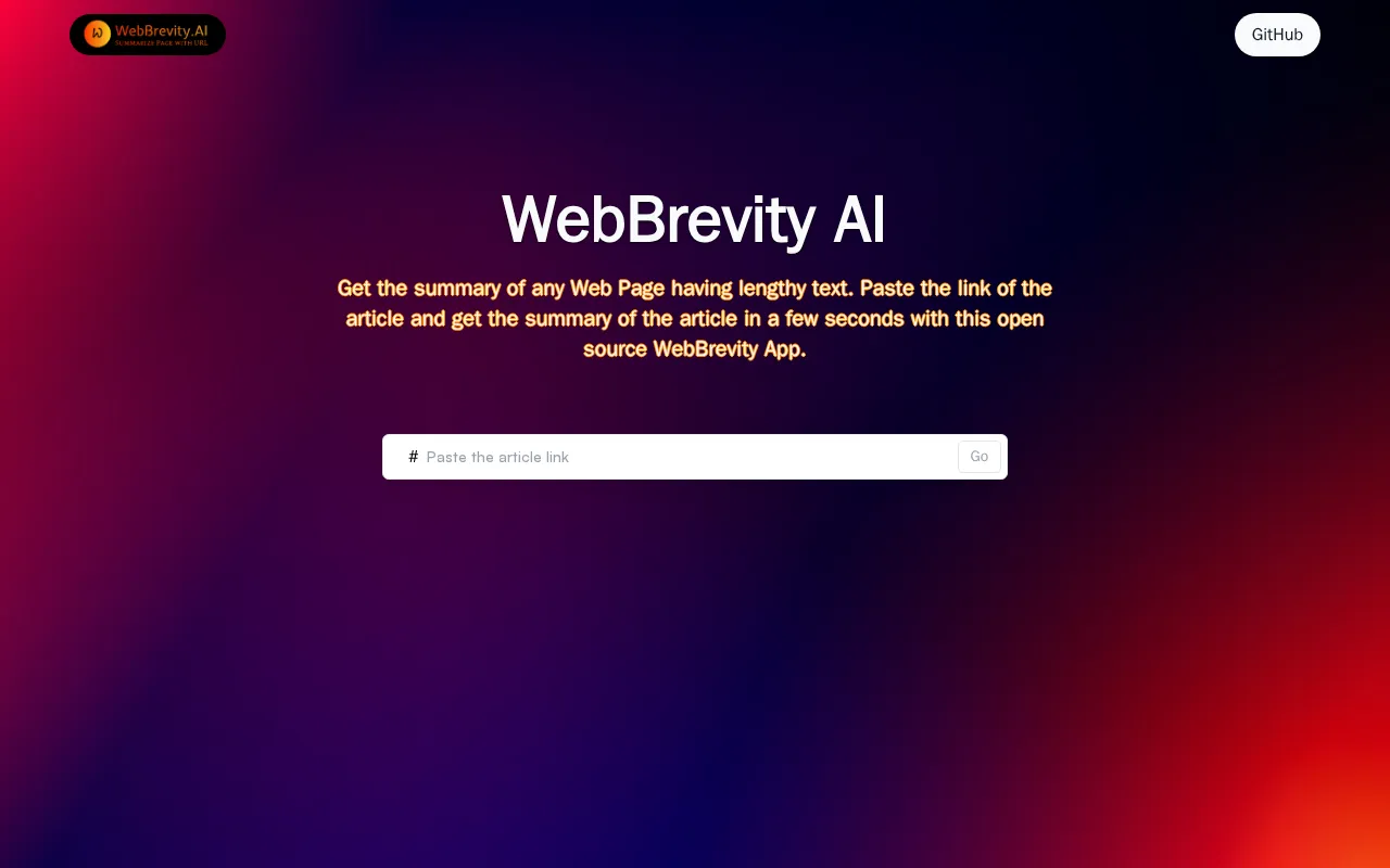 WebBrevity.AI — preview screenshot