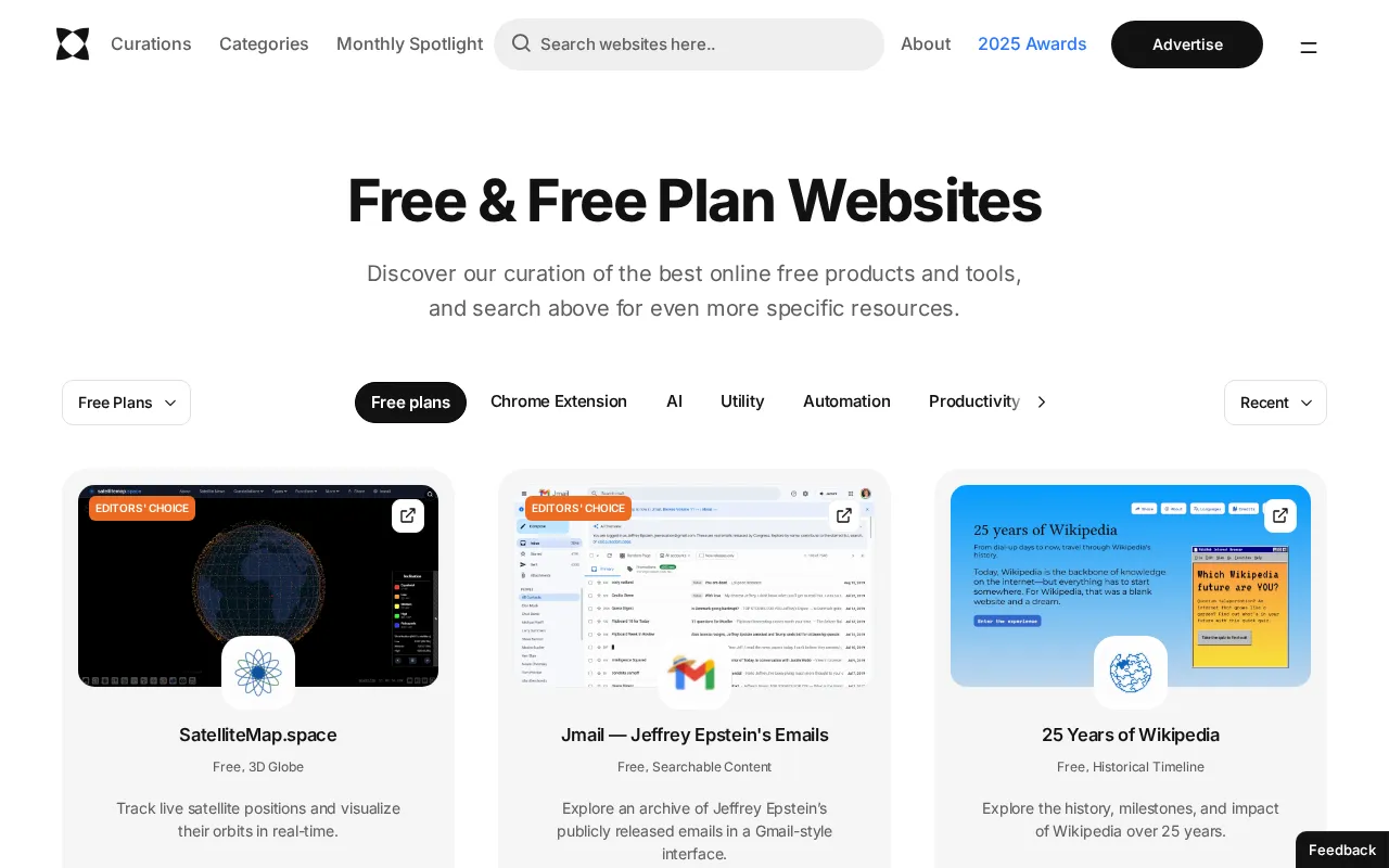 WebCurate.co — pricing page