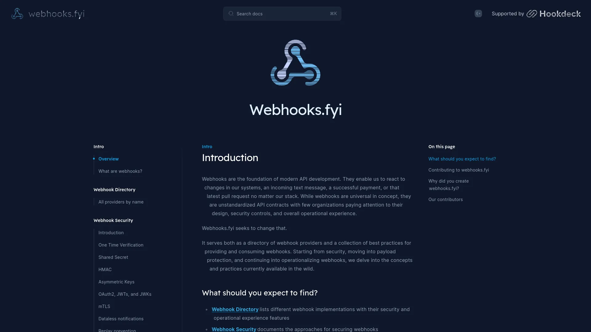 Webhooks.fyi — preview screenshot