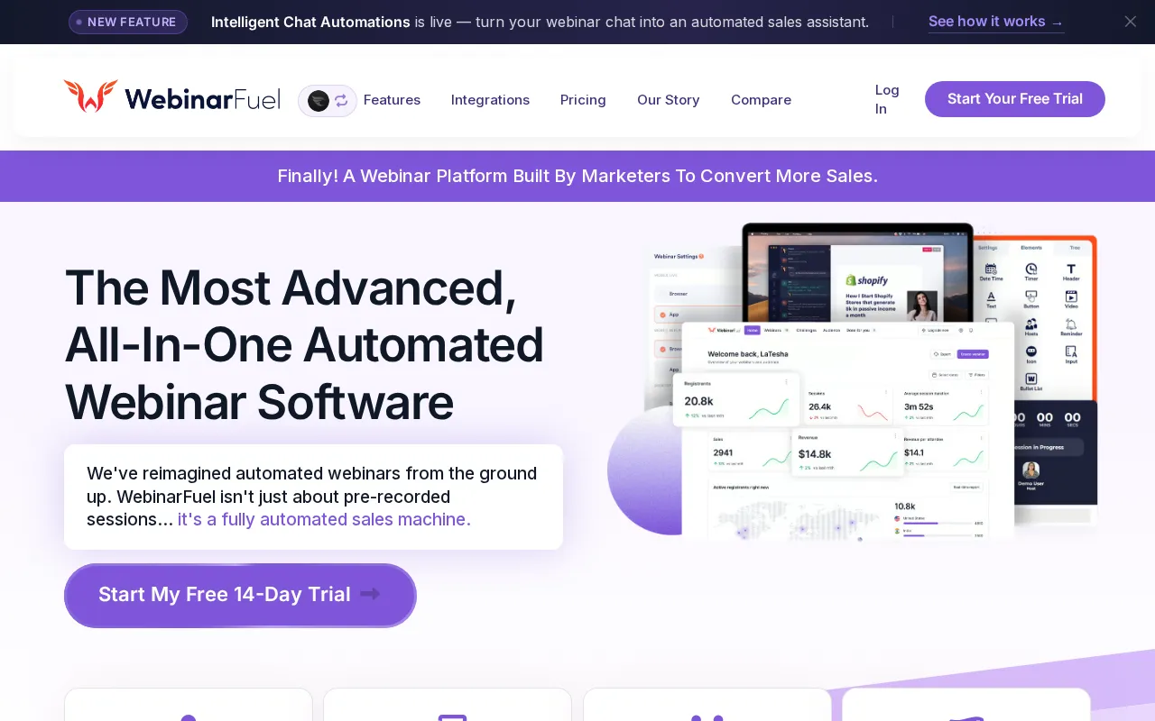 Webinarfuel — preview screenshot