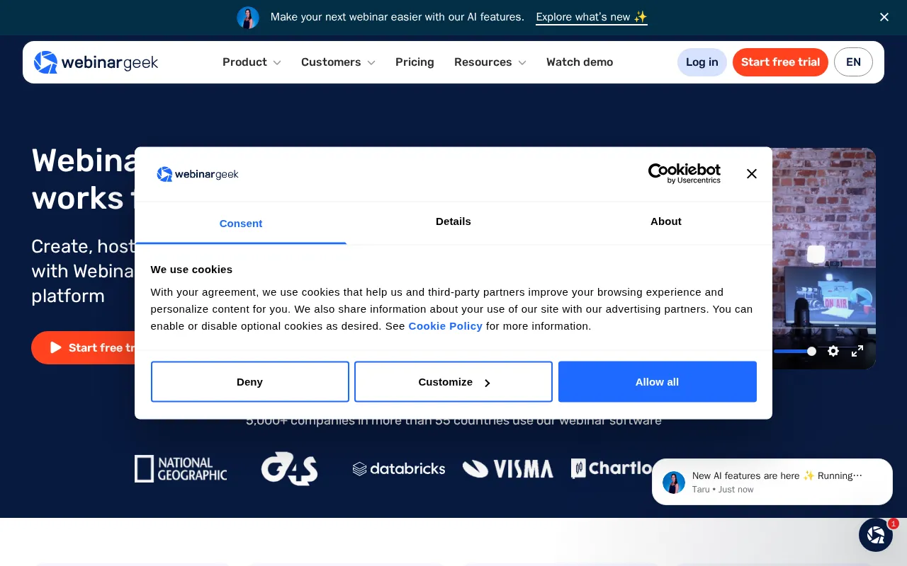 Webinargeek — preview screenshot