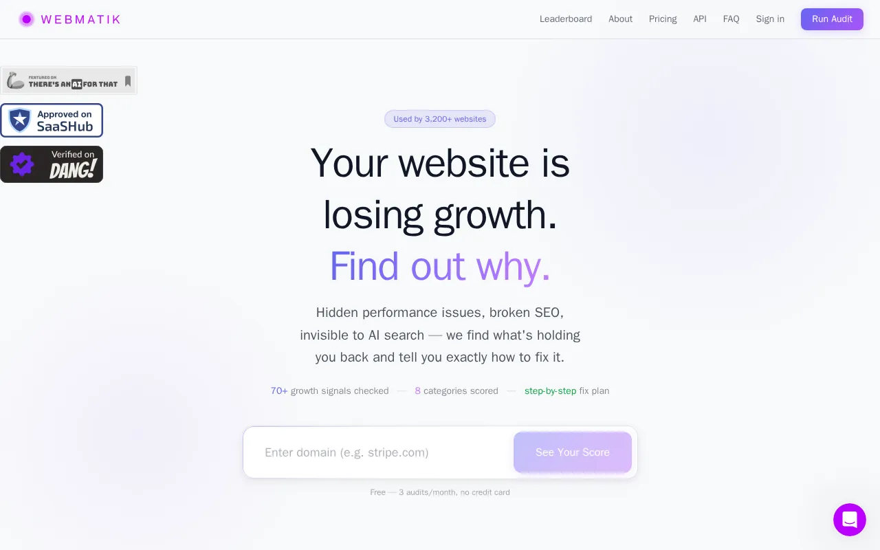 Webmatik — preview screenshot