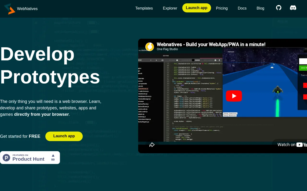 WebNatives.app — preview screenshot