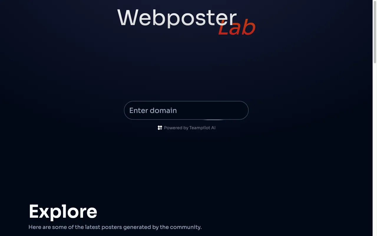 webposterlab.com — preview screenshot