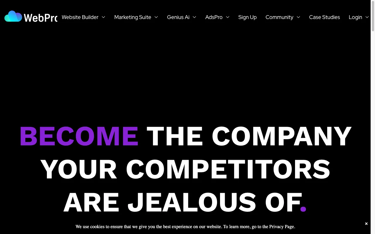 WebPro.ai — preview screenshot