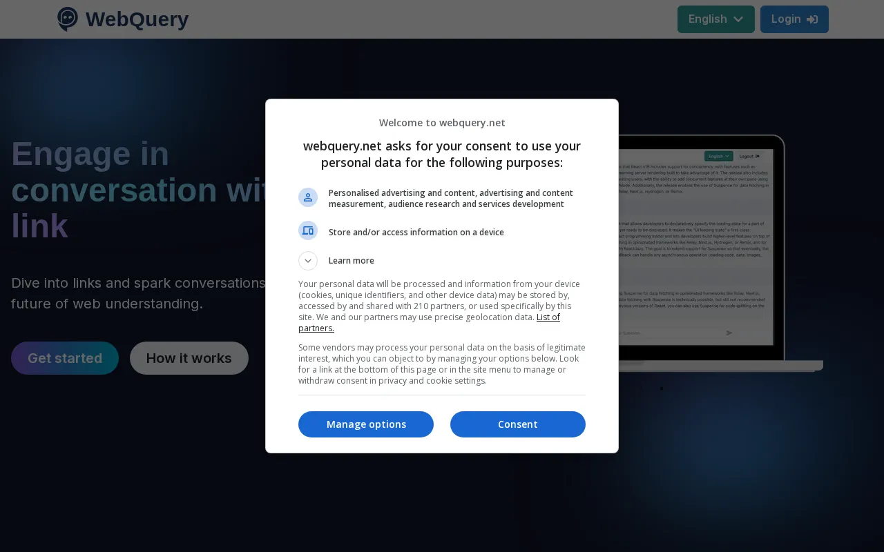 WebQuery — preview screenshot