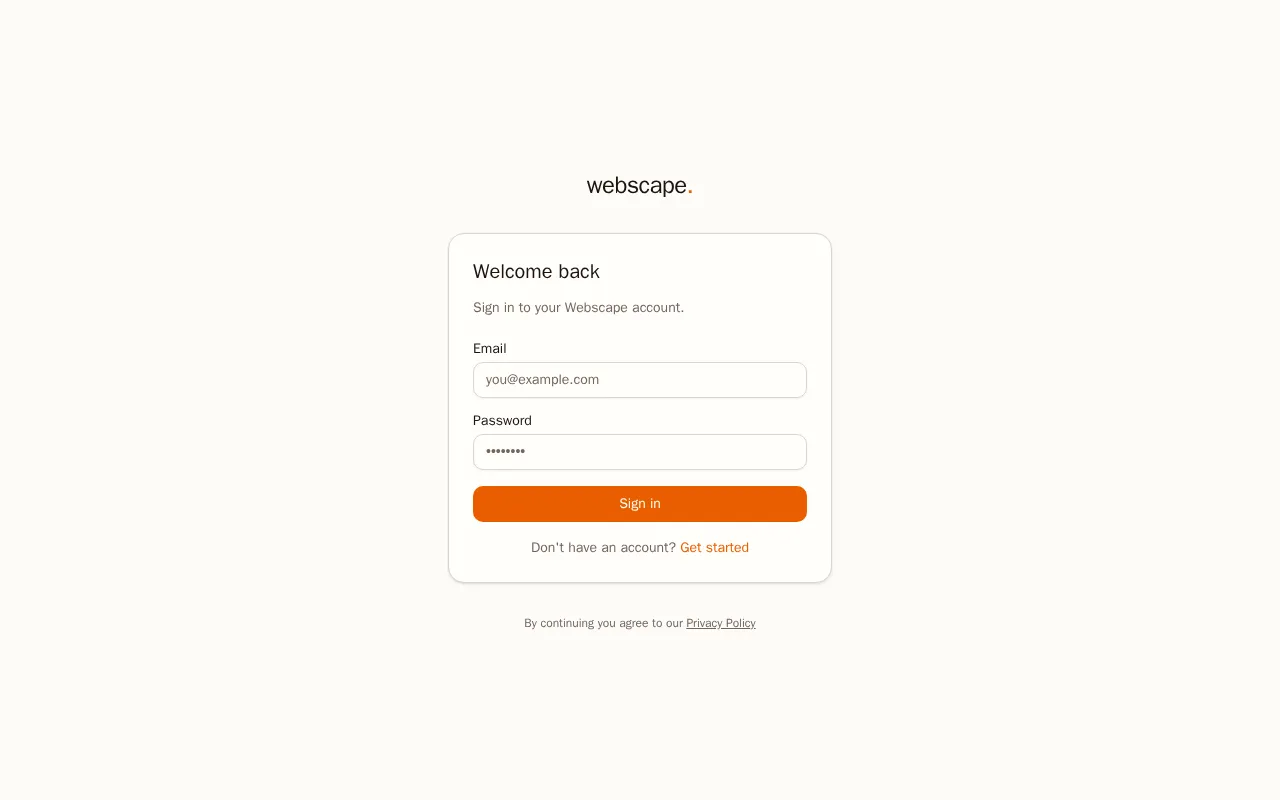 Webscape — preview screenshot