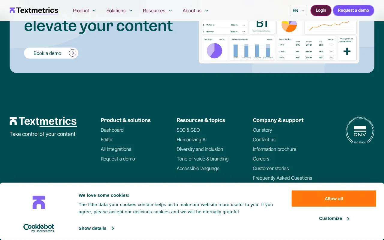 Textmetrics — preview screenshot