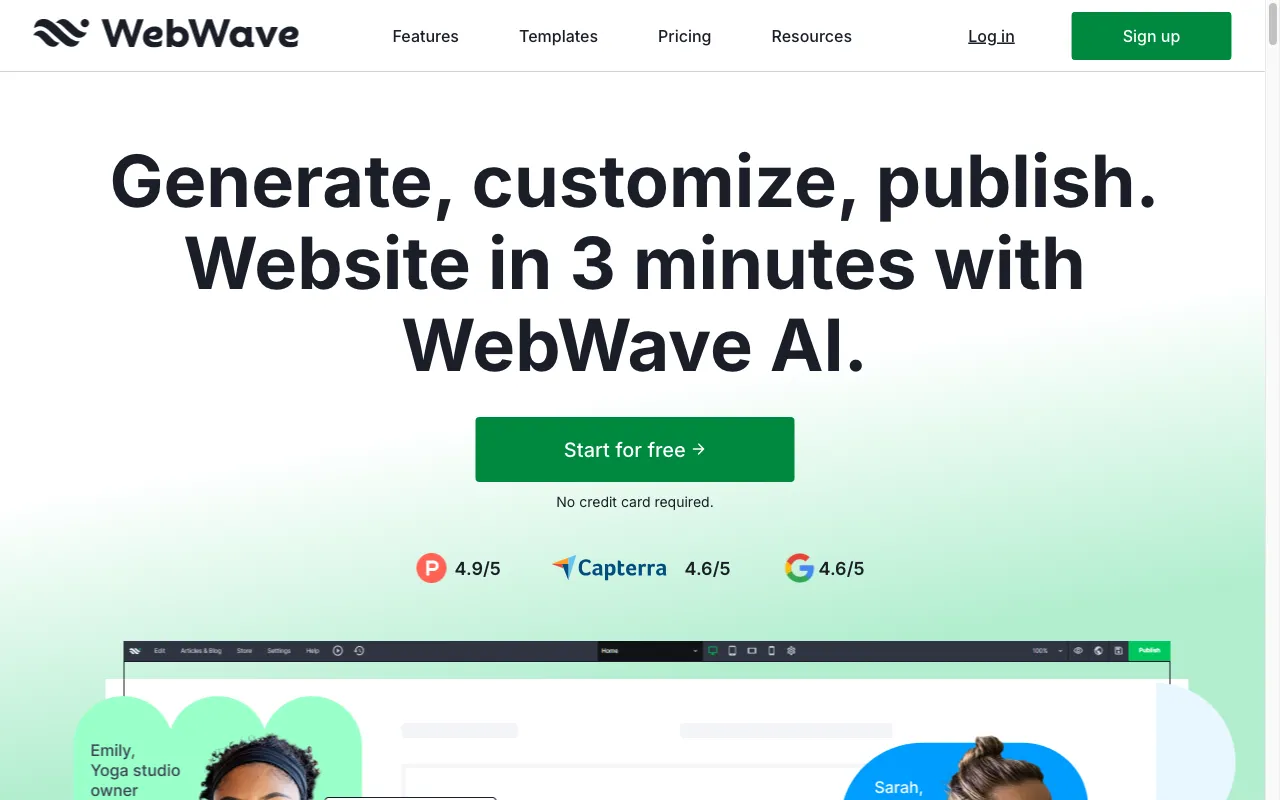 WebWave — preview screenshot