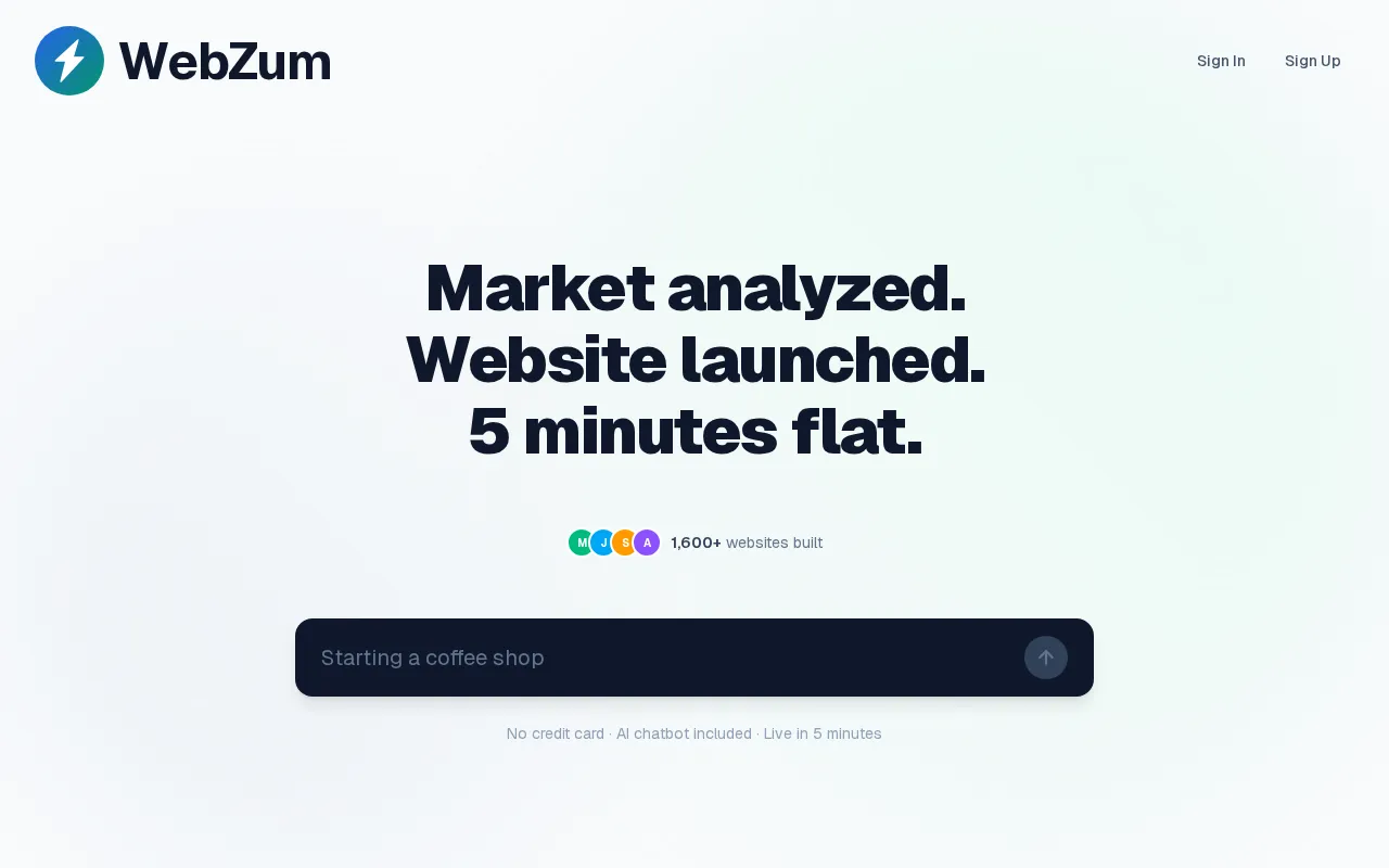 WebZum — preview screenshot