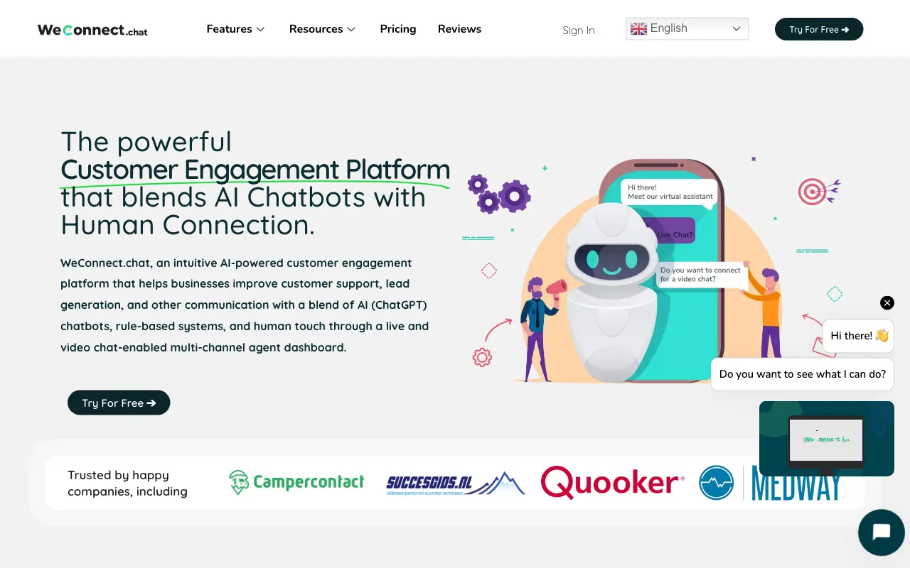 WeConnect.chat — preview screenshot