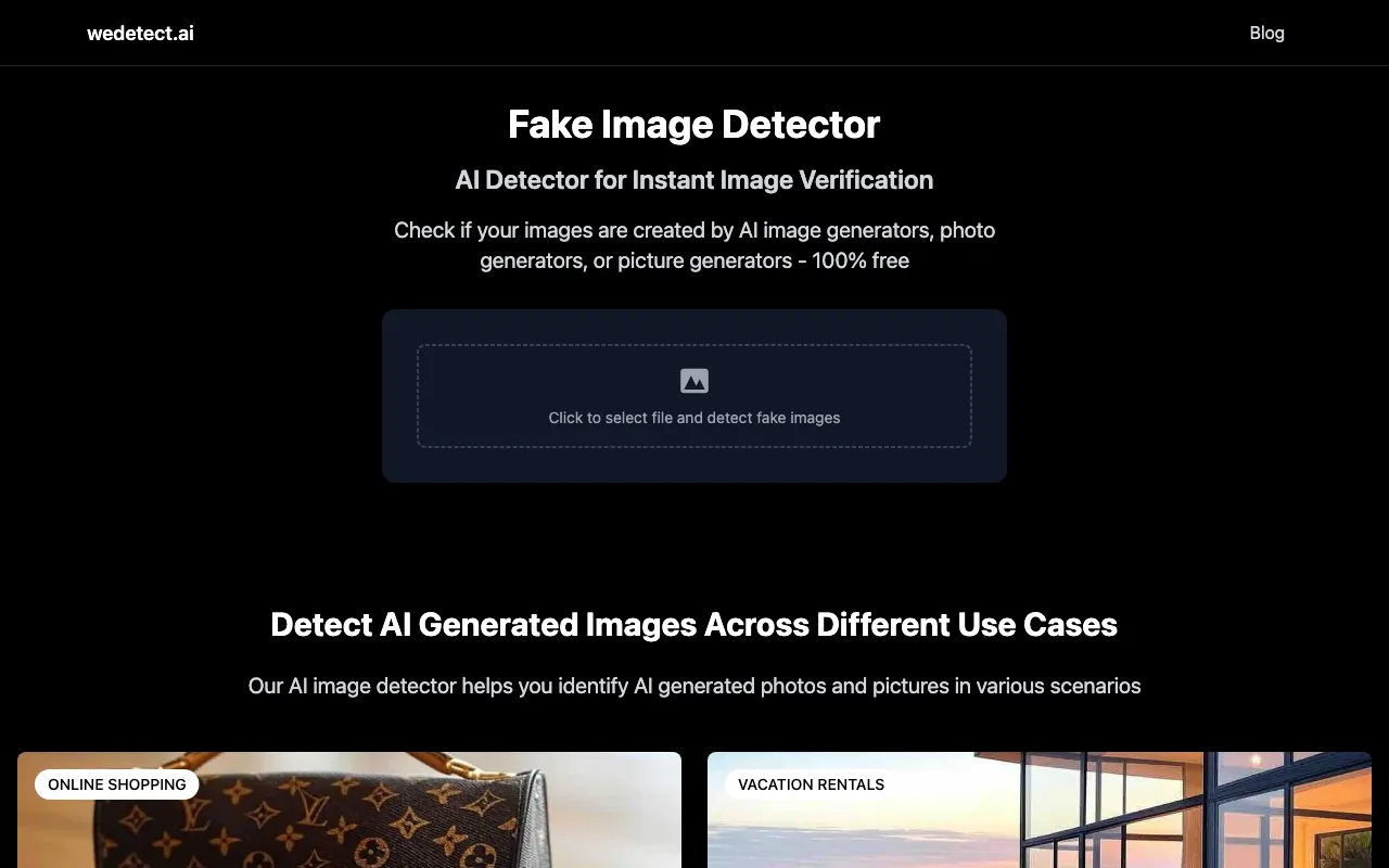 wedetect.ai — preview screenshot