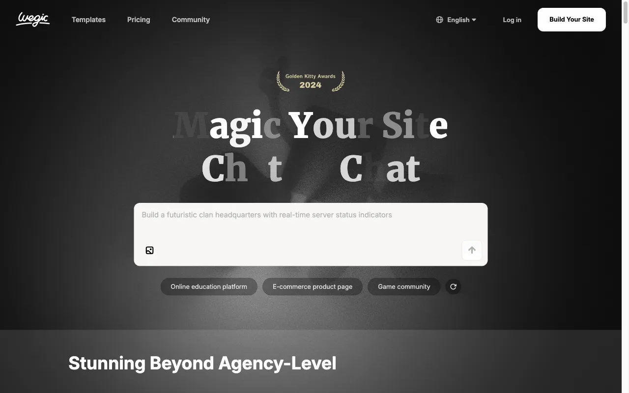 Wegic — preview screenshot