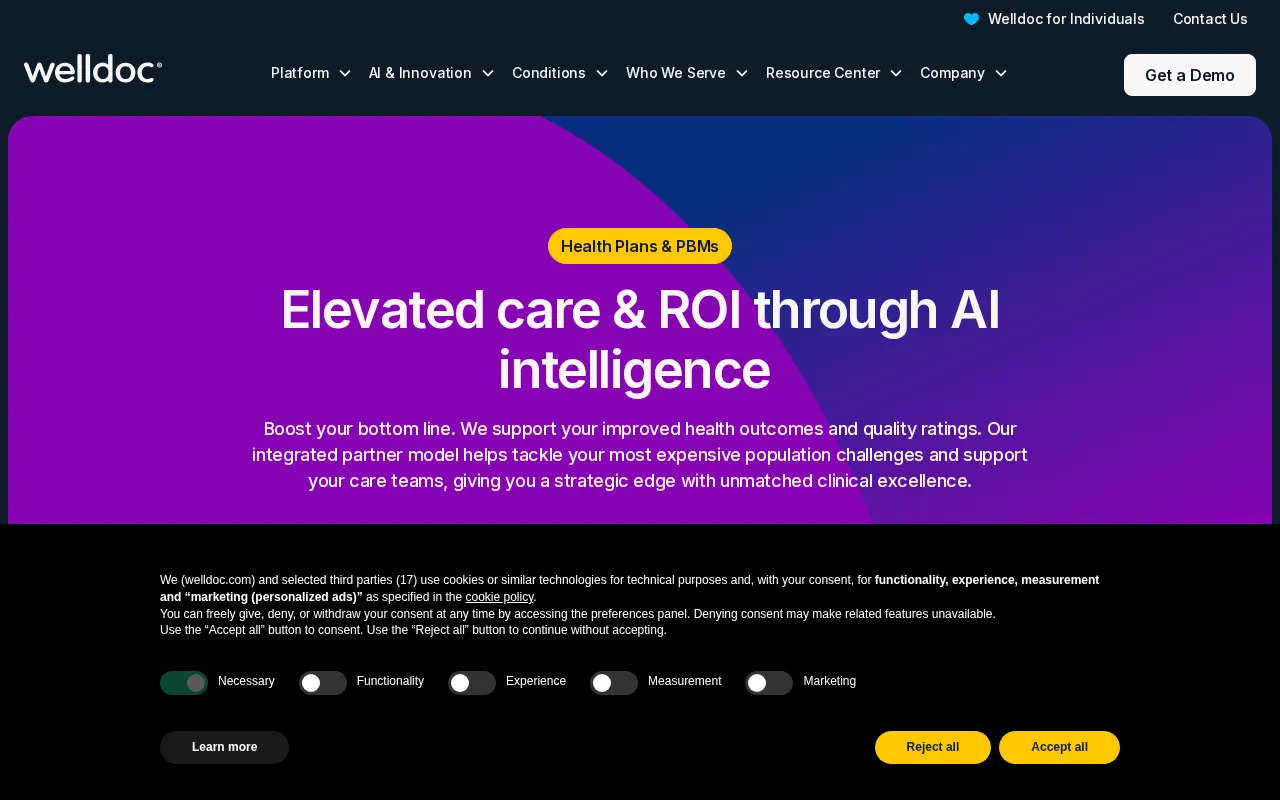 Welldoc — pricing page