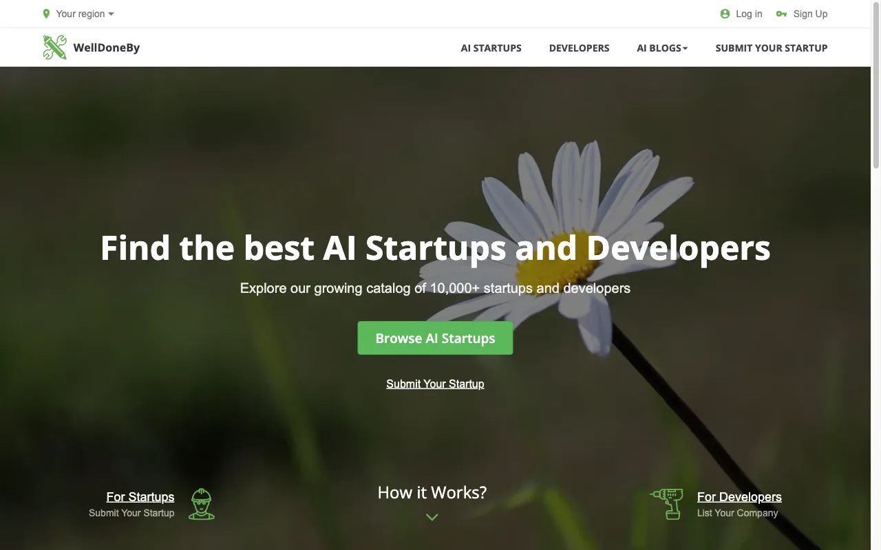 WelldoneBy.com — preview screenshot