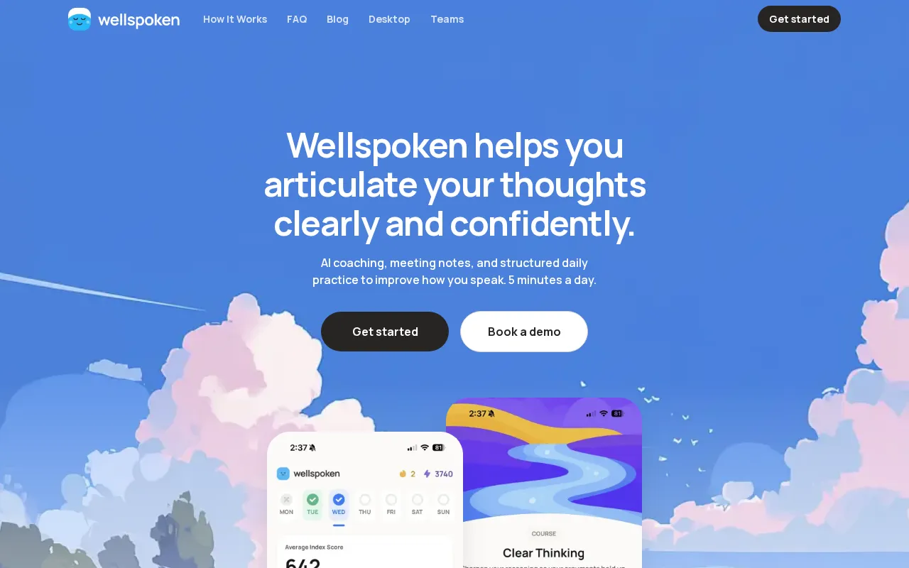 Wellspoken App — preview screenshot
