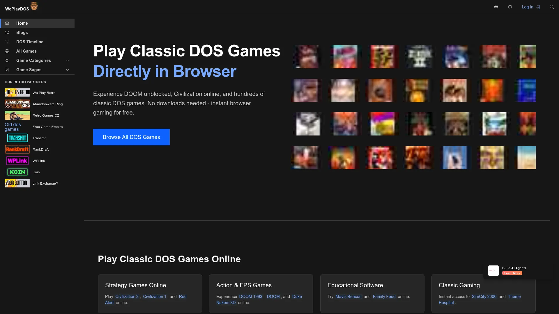 WePlayDOS — preview screenshot