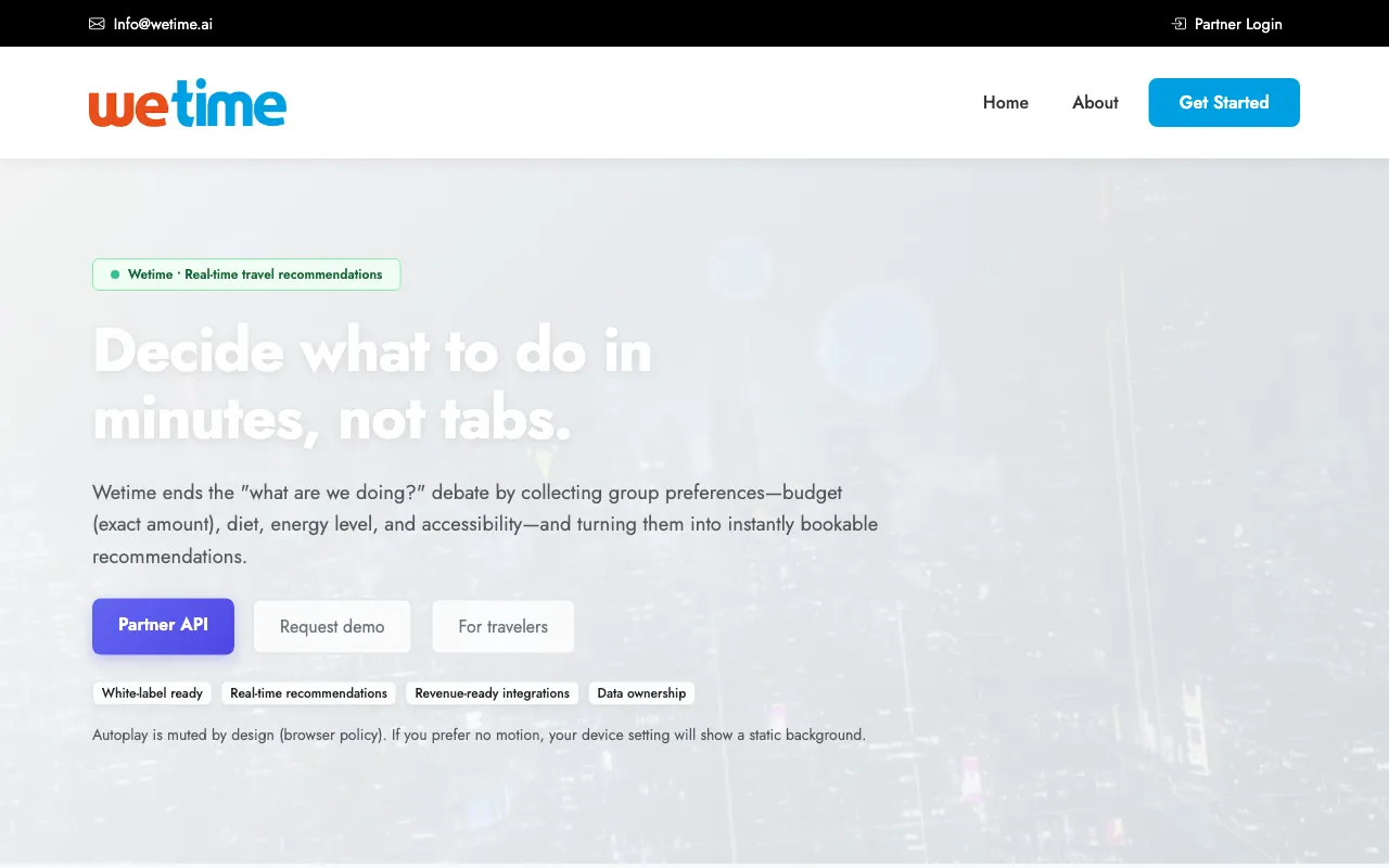 Wetime ai — preview screenshot